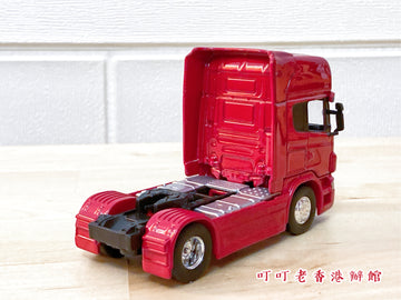 红色货车拖头模型玩具